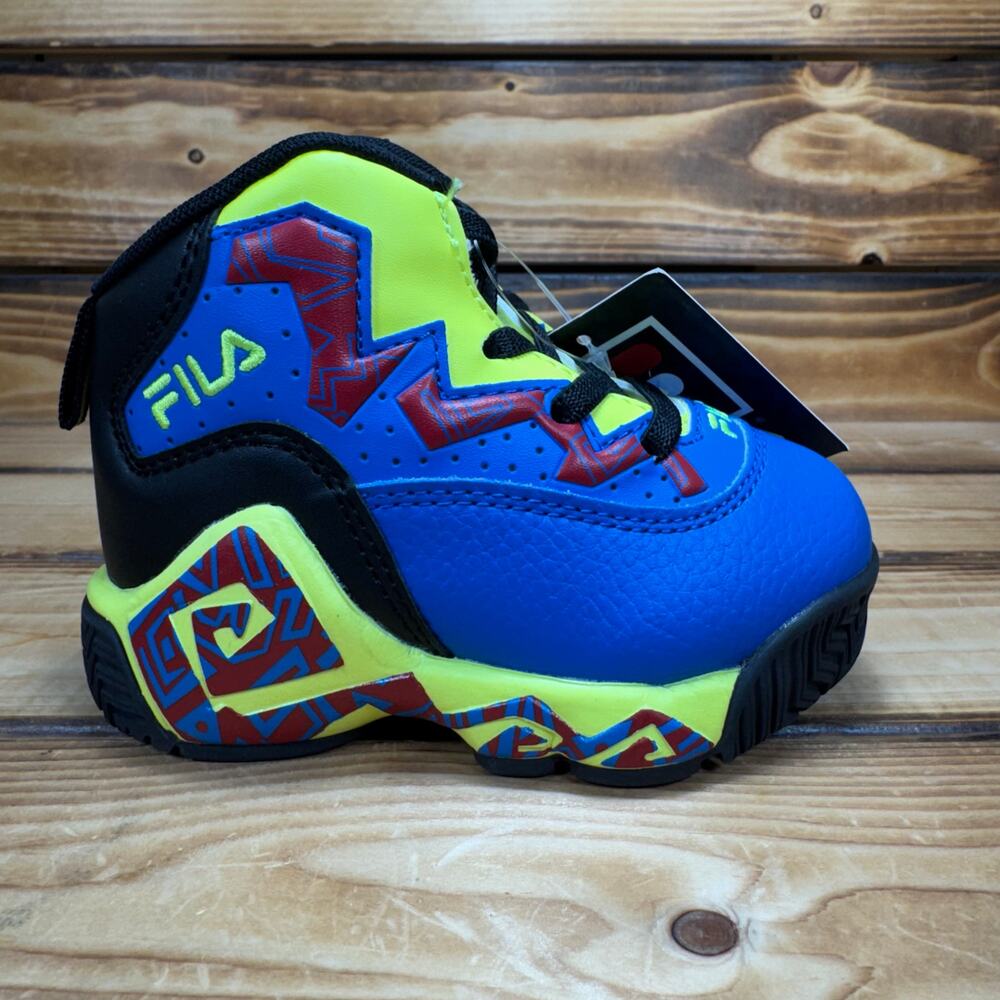 Fila MB Jamal Mashburn Toddler 6 Multicolor Retro Basketball Sneakers NWT